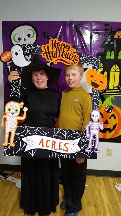 On October 30, ACRES hosted a Halloween party! We met some new friends, had some treats, made custom buttons, and took photos in the photo booth. It w