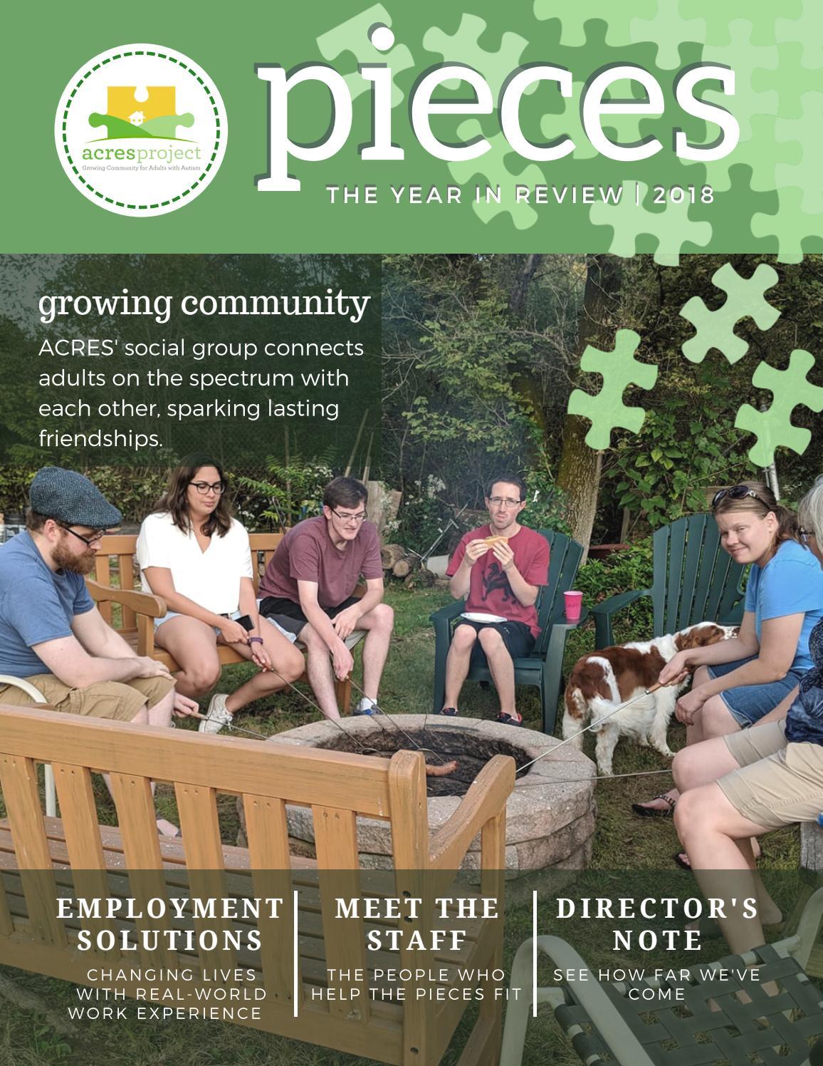 2018 has been a great year for The ACRES Project! Flip through our first ever issue of Pieces, our digital magazine, to see what we've accomplished to
