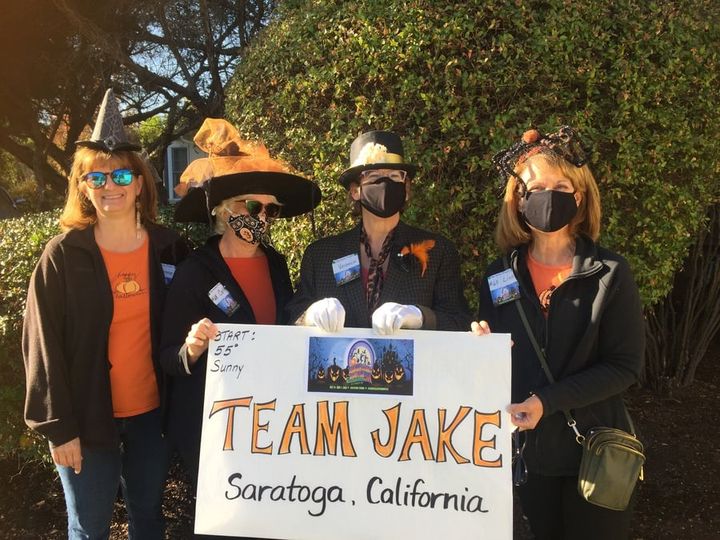 Team Jake dressed up in their Halloween best for the #acreshalloweenhustle all the way from sunny Saratoga, California! They've also been our top fund