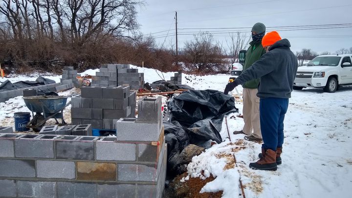 Construction on our aquaponics greenhouse is really coming along, and it’s already fostering opportunities for education and community connection! Ear
