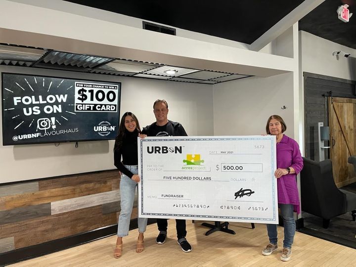 Thanks to your support of URBN Flavourhaus' Autism Awareness Month fundraiser, $500 was raised for ACRES to help local adults with autism create meani